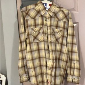 Western style men’s casual button down